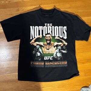 Connor McGregor UFC  Black Graphic T-Shirt size men’s large